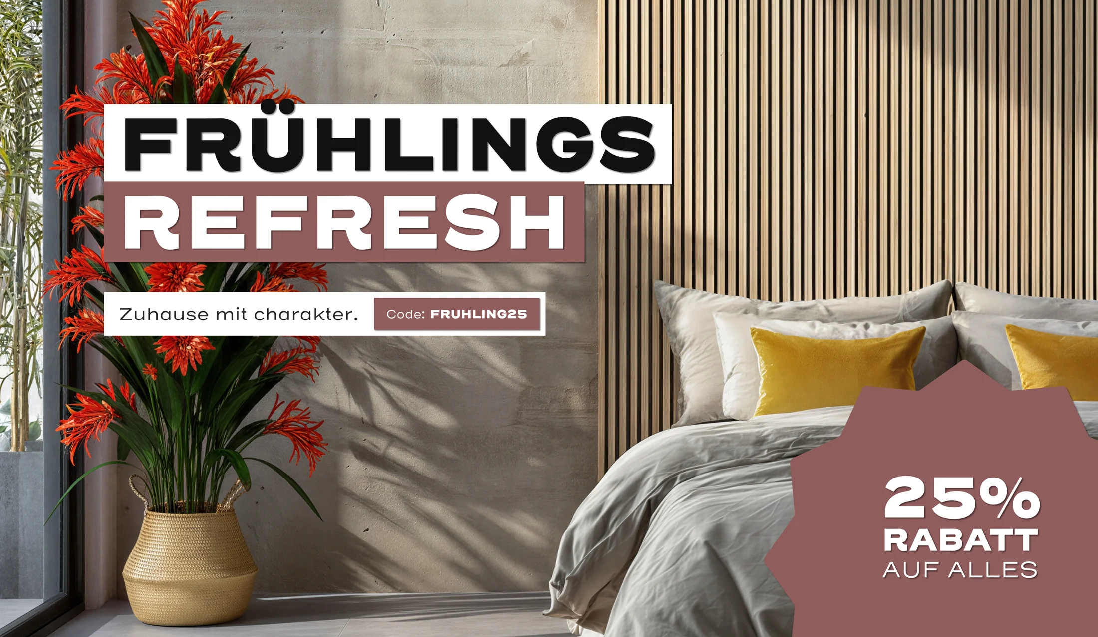 Stilvolle Akustik mit dreiseitigem Furnier