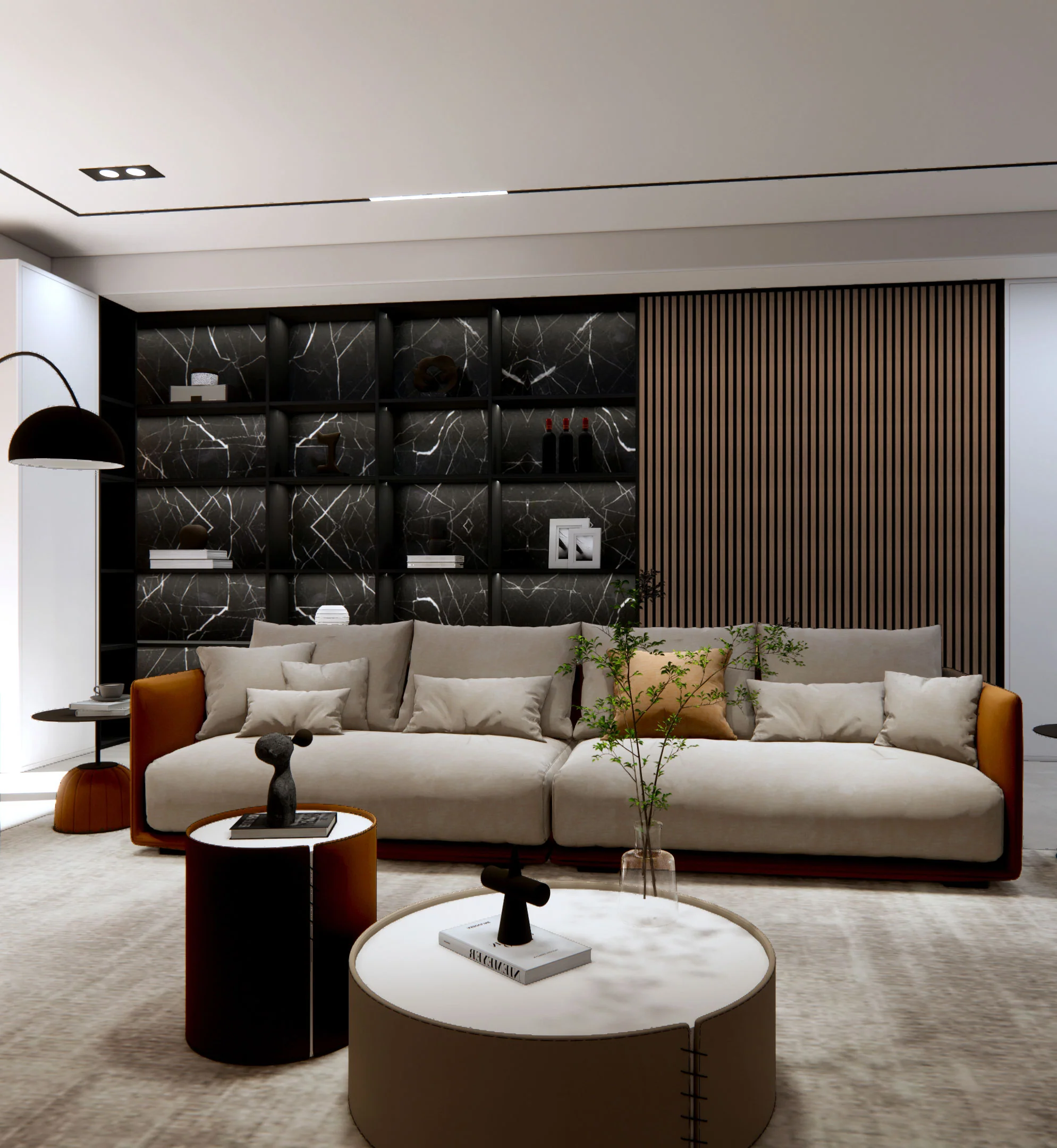 Akustikpaneele Eiche Geräuchert | XL 300 cm x 60 cm | Dreiseitig Echtholzfurnier - Image 7