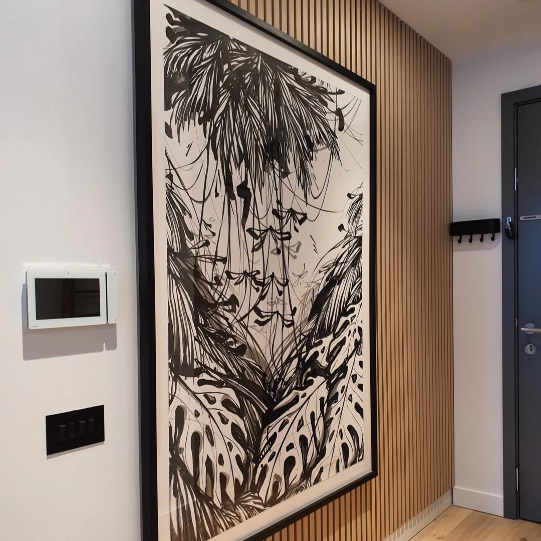 Akustikpaneele Natürliche Eiche | 240 cm x 60 cm | Dreiseitig Echtholzfurnier - Image 3