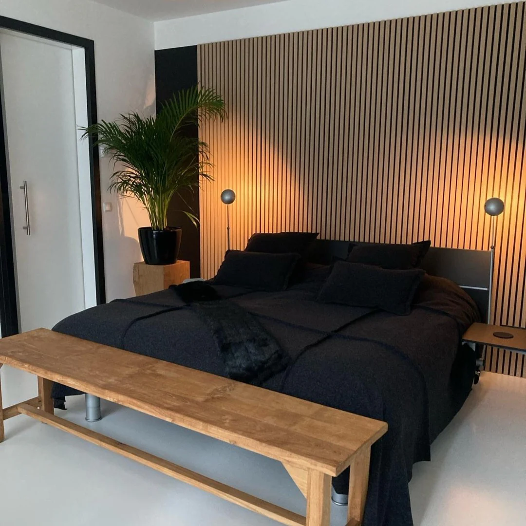 Akustikpaneele Natürliche Eiche | 240 cm x 60 cm | Dreiseitig Echtholzfurnier - Image 5