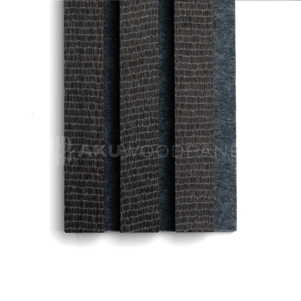 Akustikpaneele Raining Nights Holz | XL 300 cm x 60 cm | Dreiseitig Echtholzfurnier - Image 3