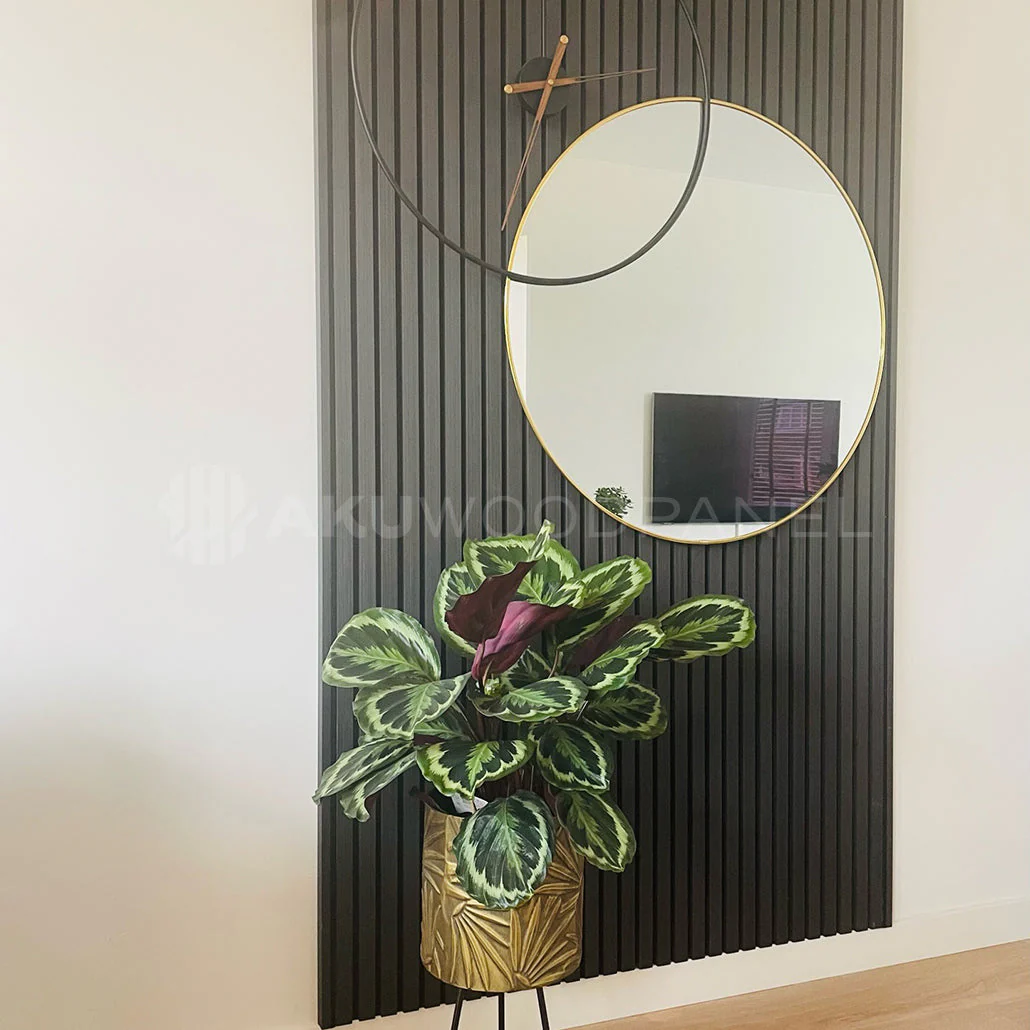 Akustikpaneele schwarze Eiche | 240 cm x 60 cm | Dreiseitig Echtholzfurnier - Image 8