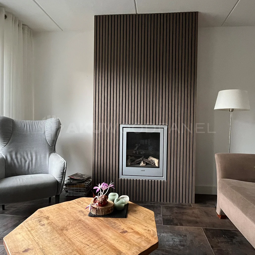 Akustikpaneele Walnuss | 240 cm x 60 cm | Dreiseitig Echtholzfurnier - Image 5