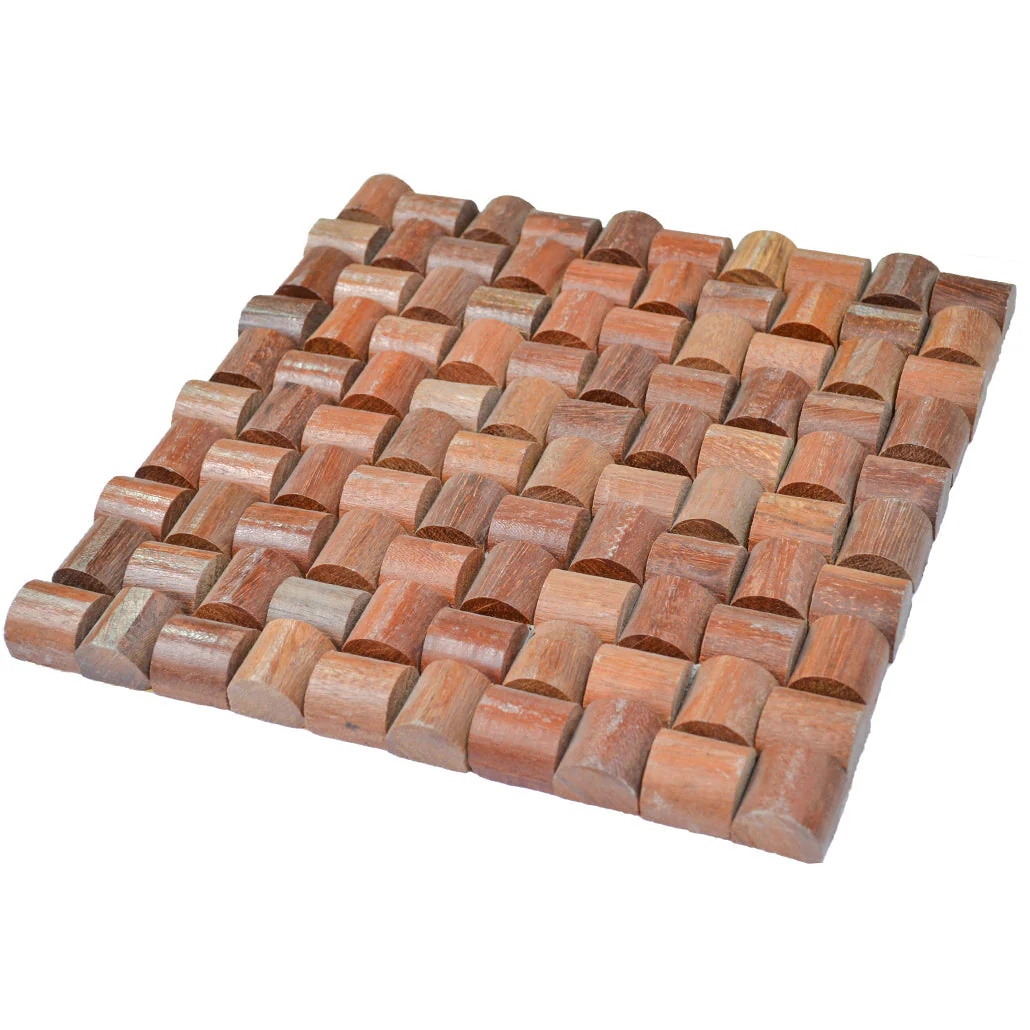 Holz Mosaikpaneele | Arisauro | 30×30 cm | Holzfliese - Image 3