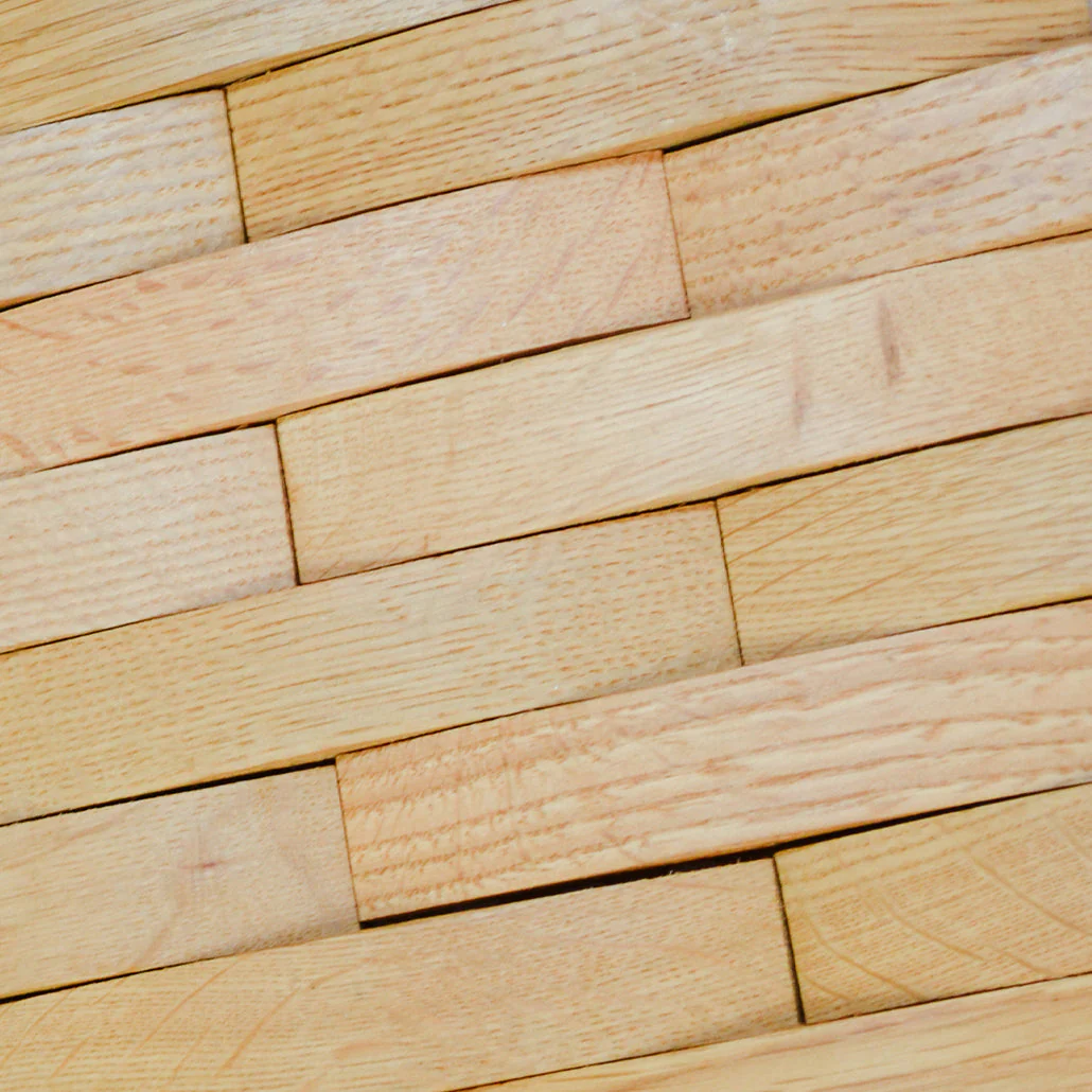 Holz Mosaikpaneele | Eiche Hell | 30×30 cm | Holzfliese - Image 4